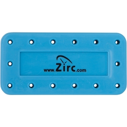 Zirc Magnetic Bur Block 14 Hole - N Neon Blue