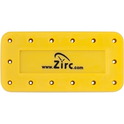 Zirc Magnetic Bur Block 14 Hole - O Neon Yellow 