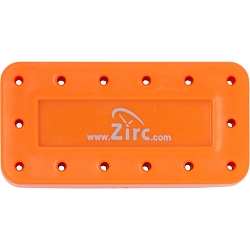 Zirc Magnetic Bur Block 14 Hole - Q Neon Orange 