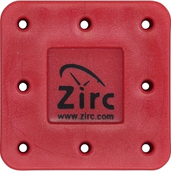 Zirc Magnetic Bur Blocks 8 Hole - M Red